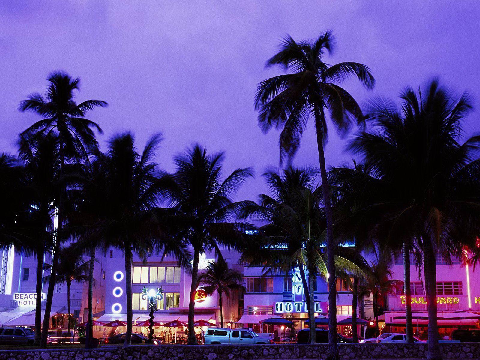 Art deco district south beach Miami beach Florida free desktop