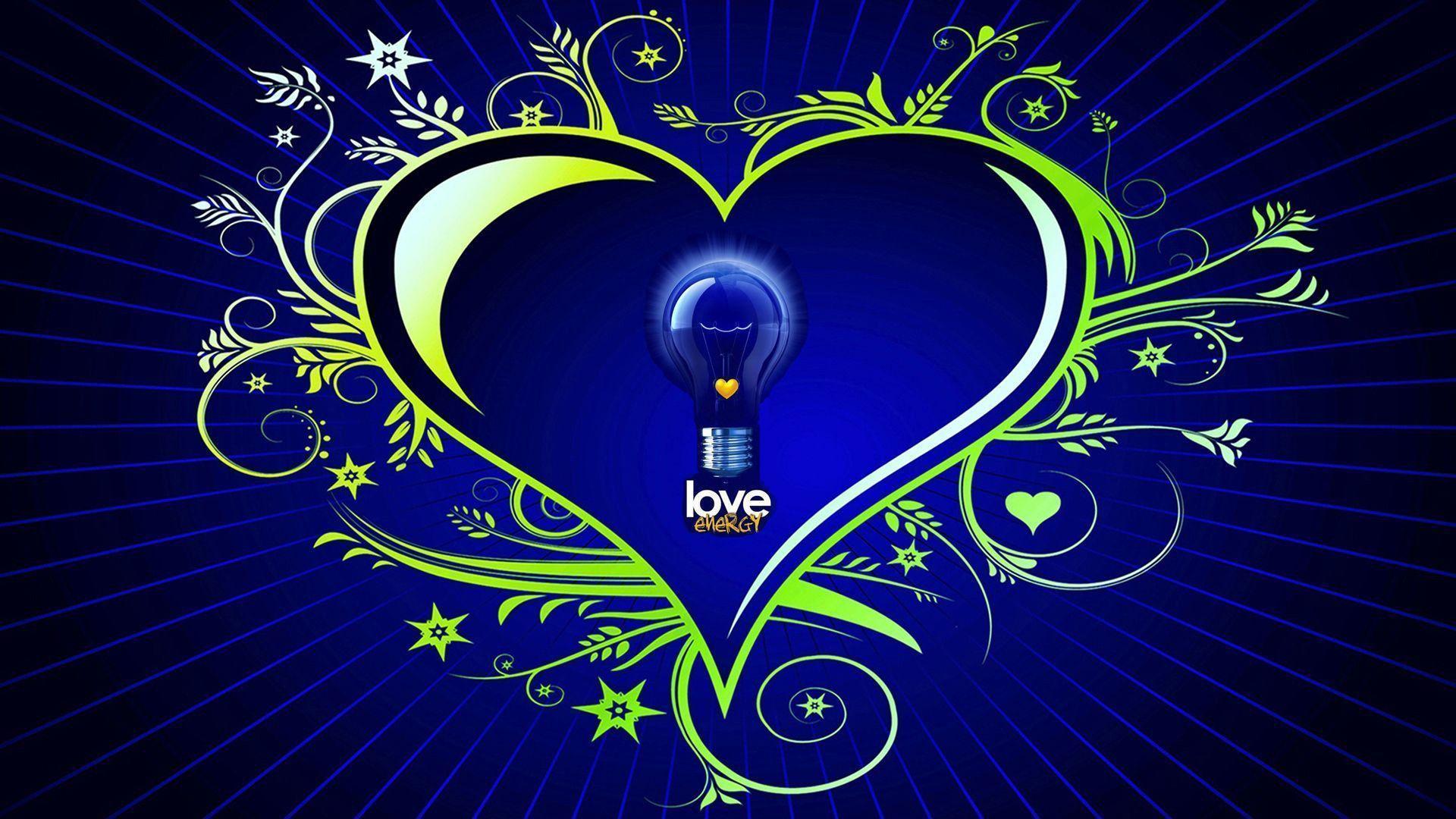 Love heart wallpaper background