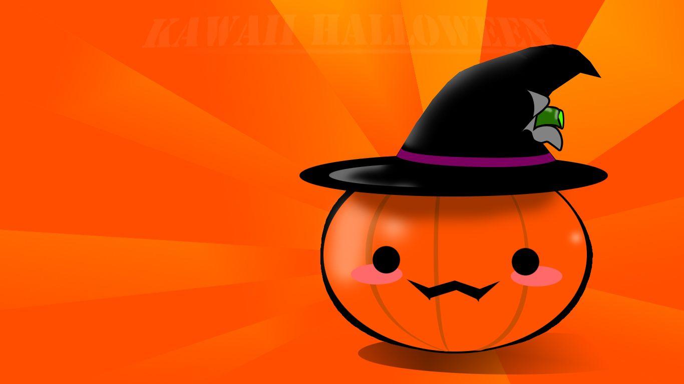 Free Cute Halloween Wallpaper Happy Xpx 1366x768PX Kawaii Face