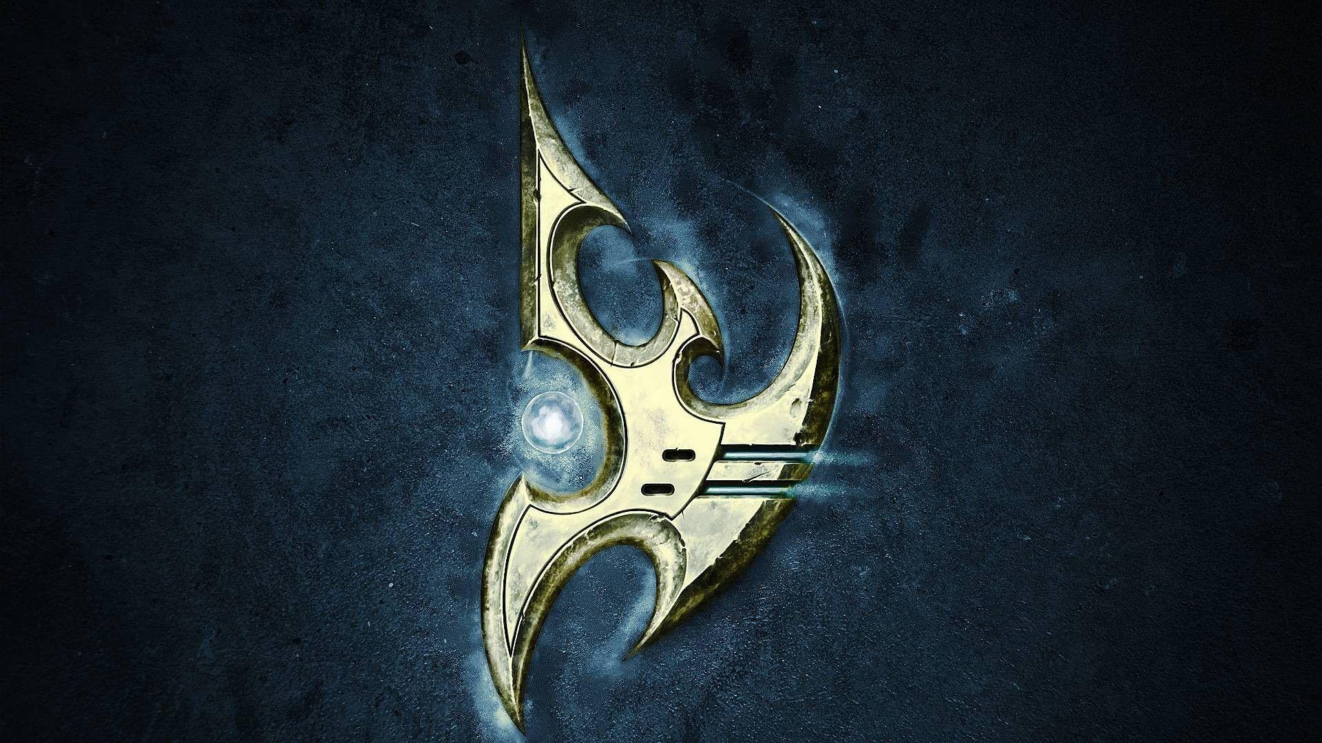 image For > Starcraft 2 Protoss Symbol Wallpaper