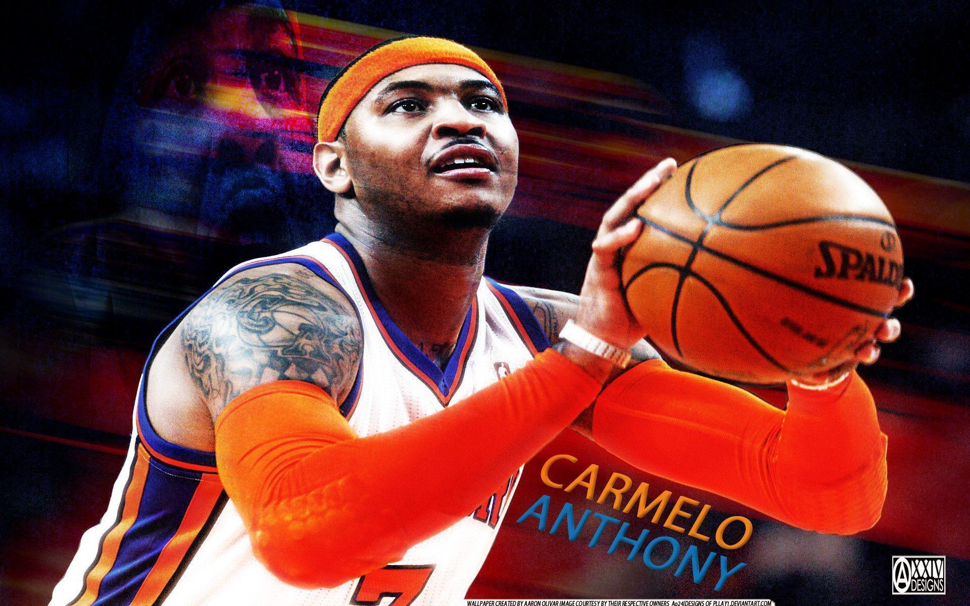 Wallpaper For > Carmelo Anthony Shooting Wallpaper