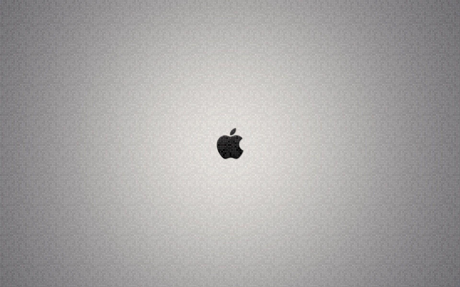 apple logo in small squares. wallpaper55.com Wallpaper