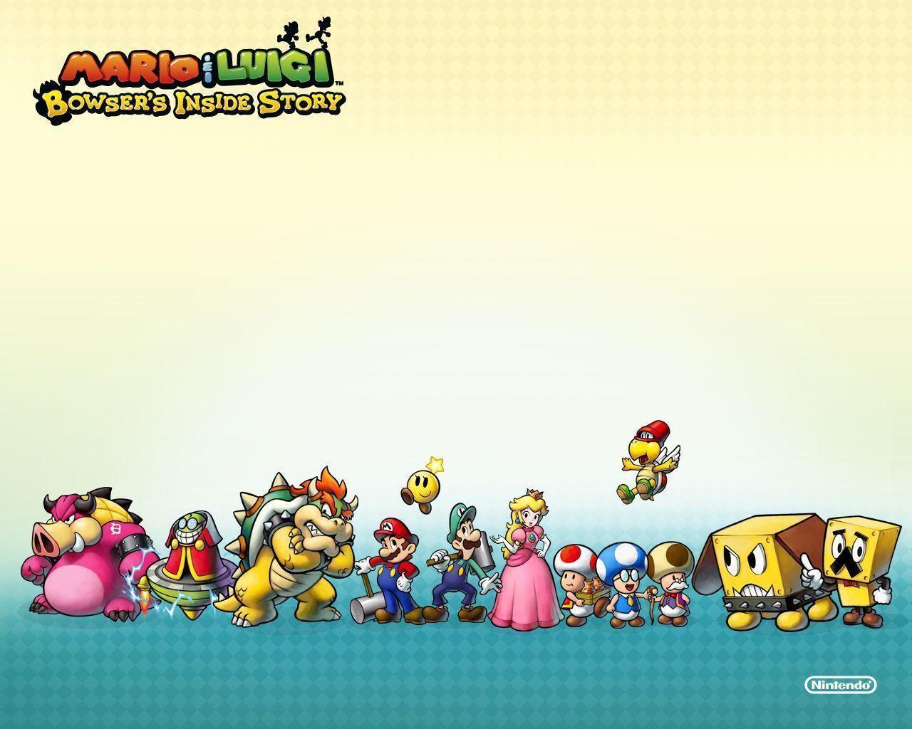 TMK. Downloads. Image. Wallpaper. Mario & Luigi: Bowser&;s
