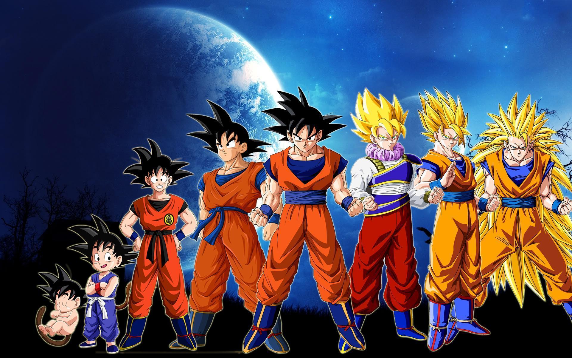 Dragon Ball Z Goku Story Wallpaper For iPhone