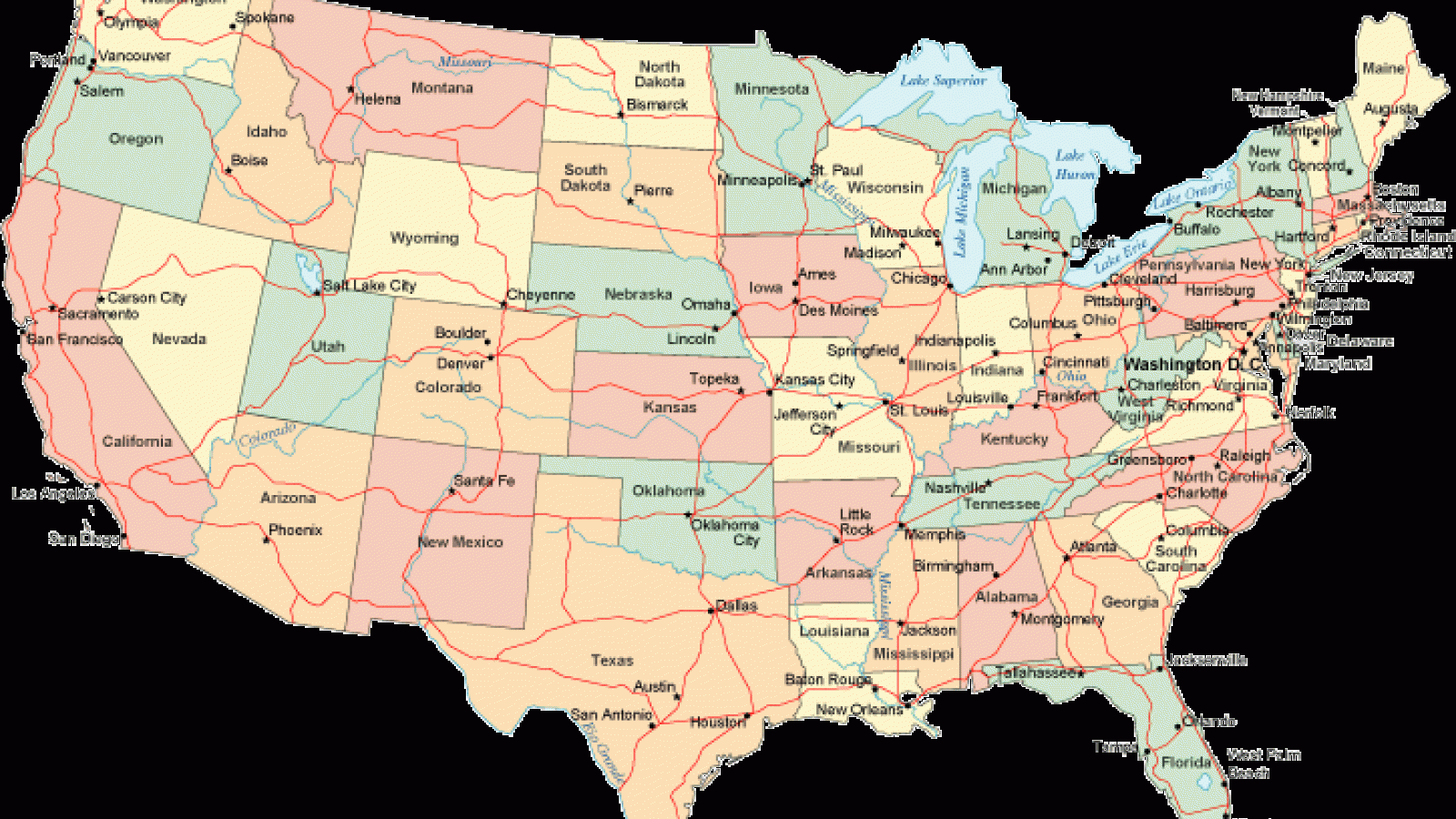 Pix For > Usa Map Outline HD