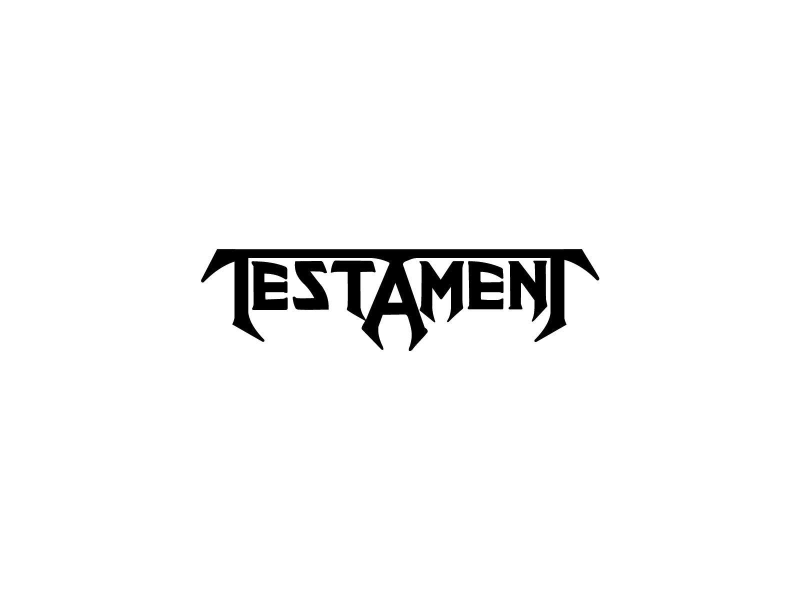 Testament logo and wallpaper. Band logos band logos, metal