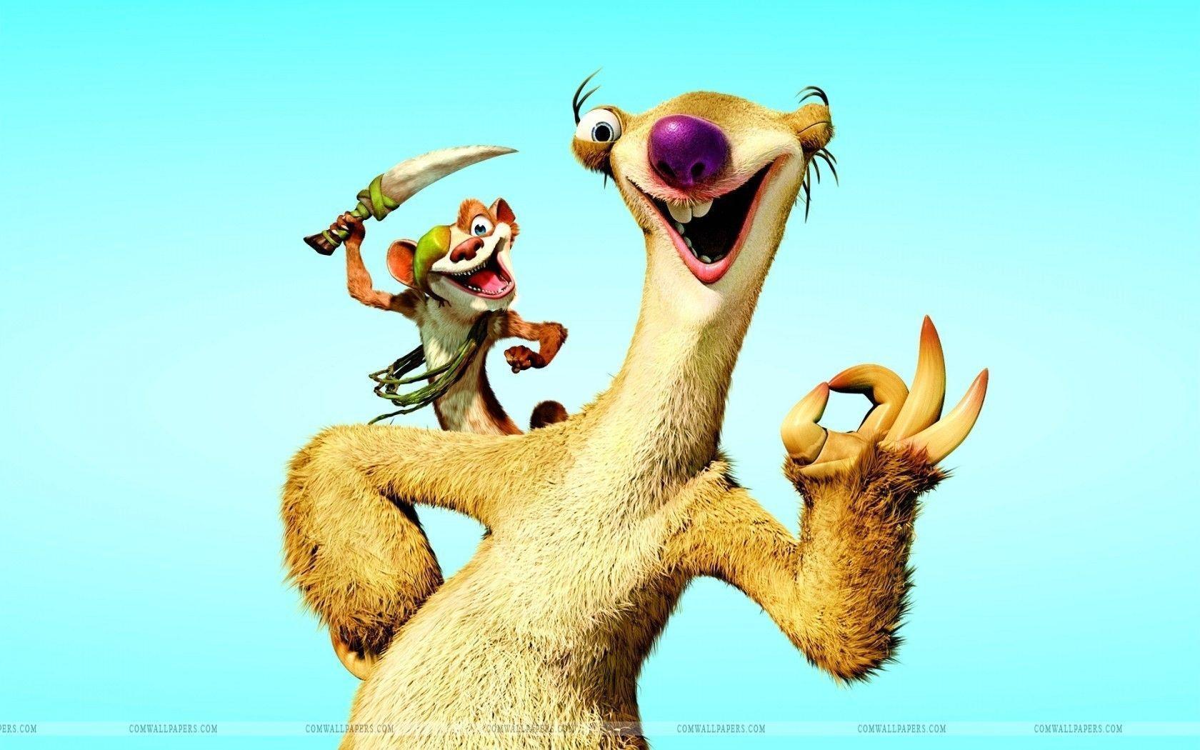 Pix For > Ice Age Wallpaper Sid