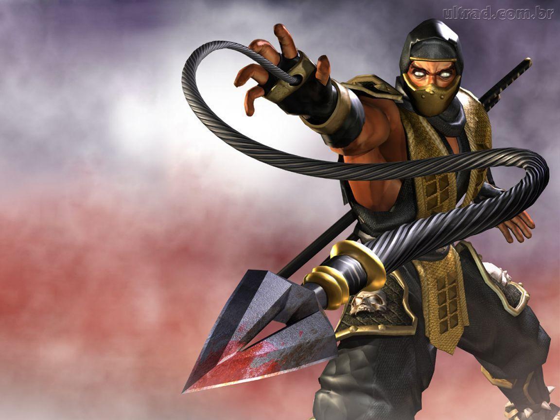 Papel de Parede Mortal Kombat: Scorpion