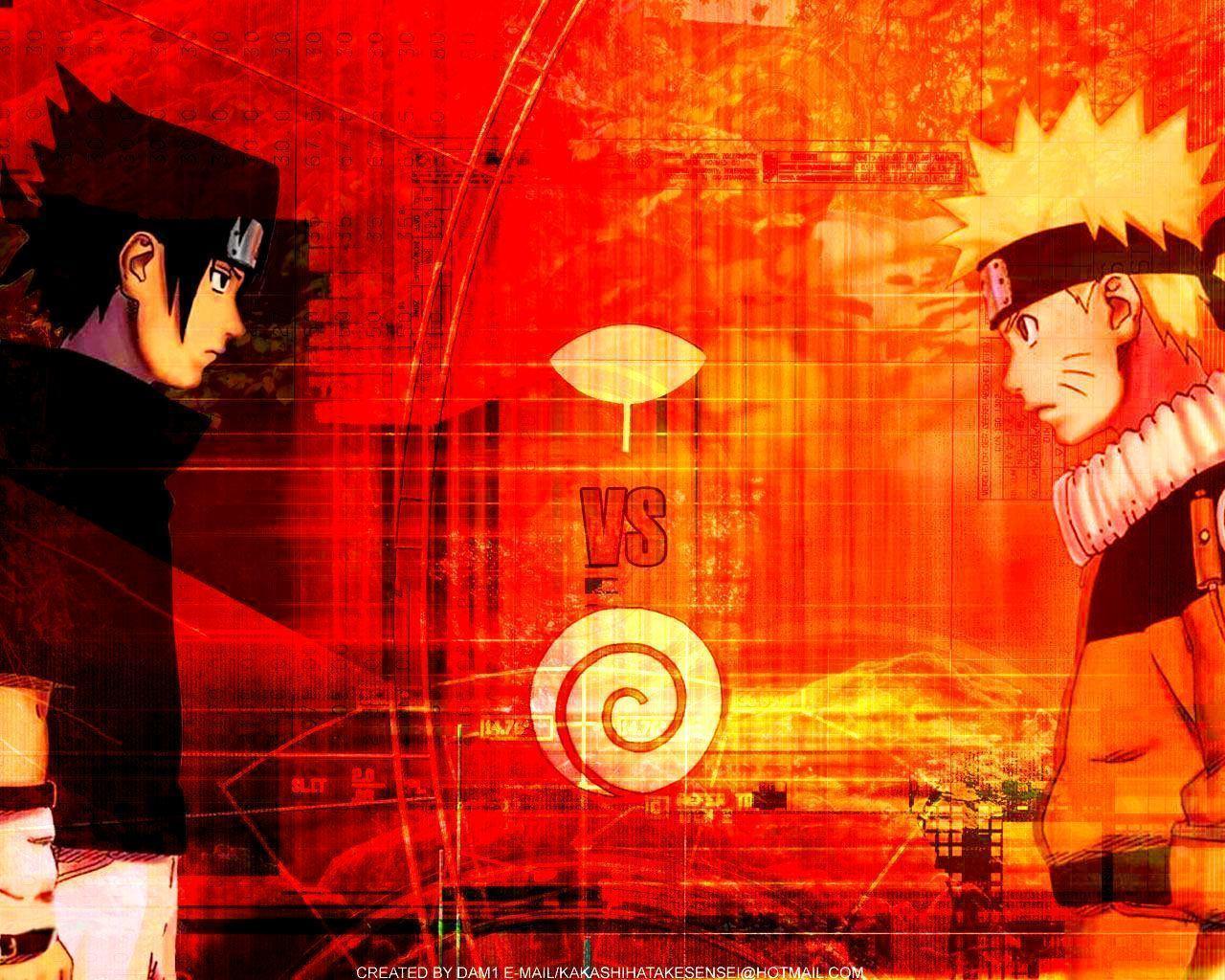 Naruto VS Sasuke vs. Sasuke Wallpaper