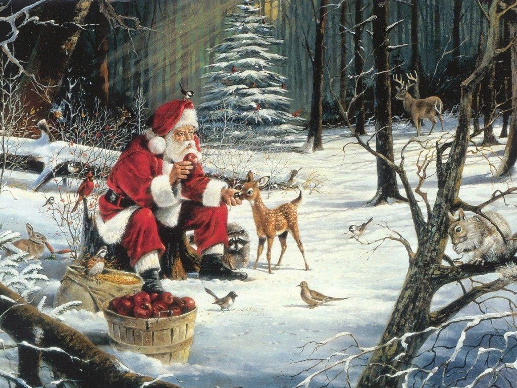 Christmas holiday greetings free desktop background