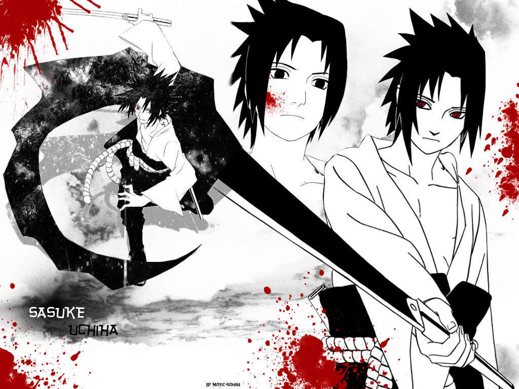 Naruto Shippuden Sasuke Desktop Background Wallpaper
