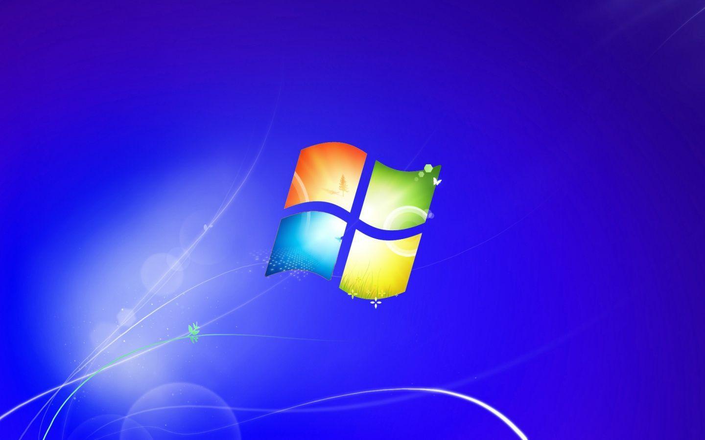 Windows 7 Blue Wallpaper and Background