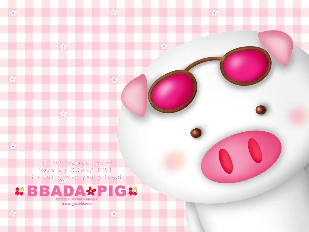 image For > Pink Pig Wallpaper