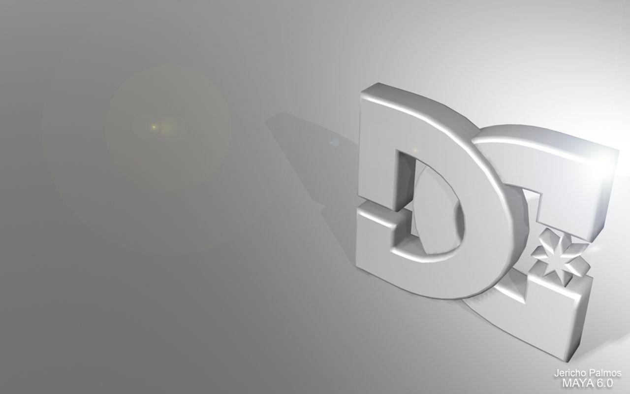 DC_Shoe_3D Logo_Wallpaper By_