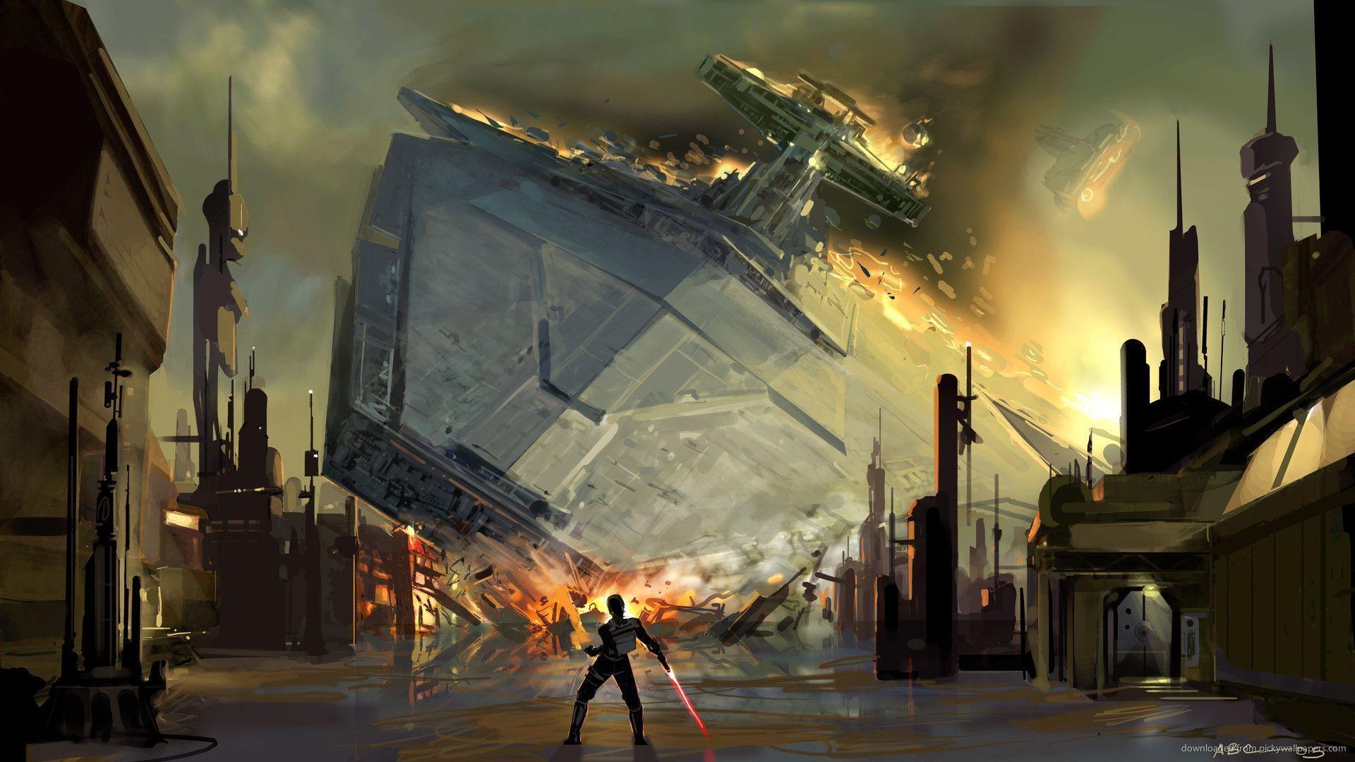 SWTFU Star Destroyer Force Pull Wallpaper For IPhone 3G 3GS