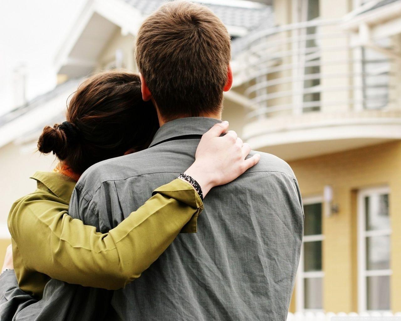 Love Couple House Wallpaper, Image & Picture. Download HD