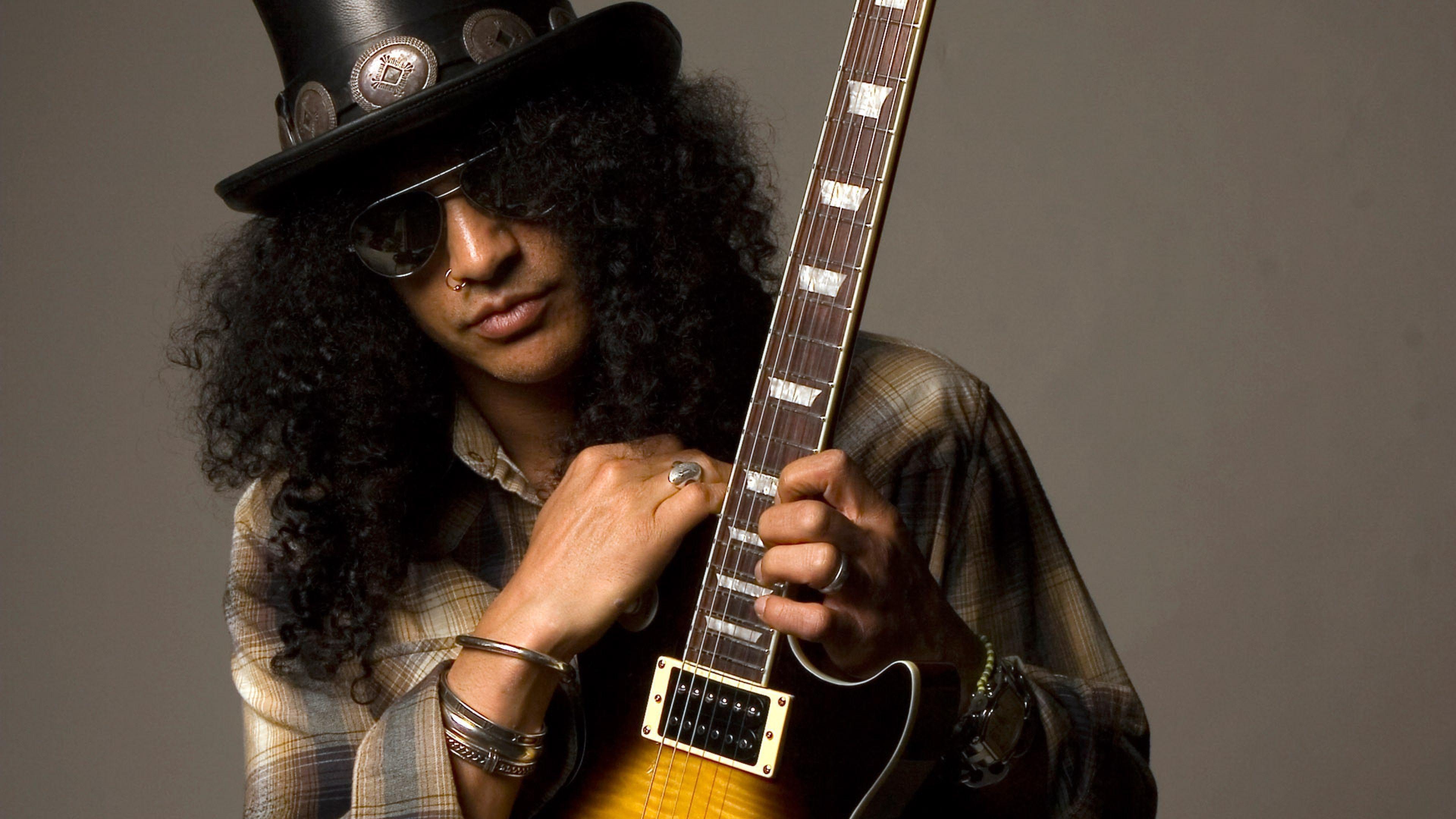 Slash Guitar Glasses Stairs Tattoo Desktop Background HD Picture