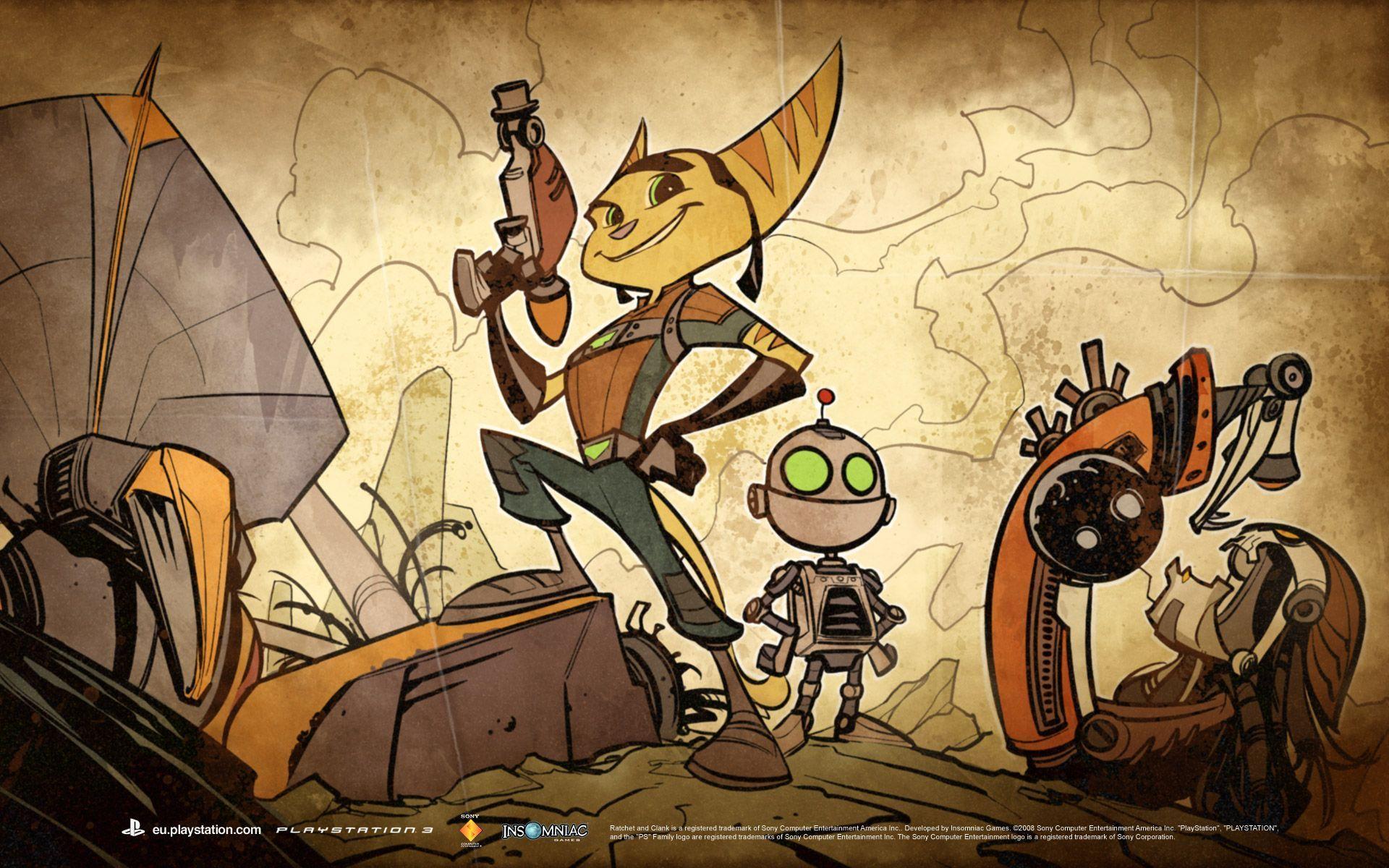 Wallpaper from Ratchet & Clank Future, Quest For Booty