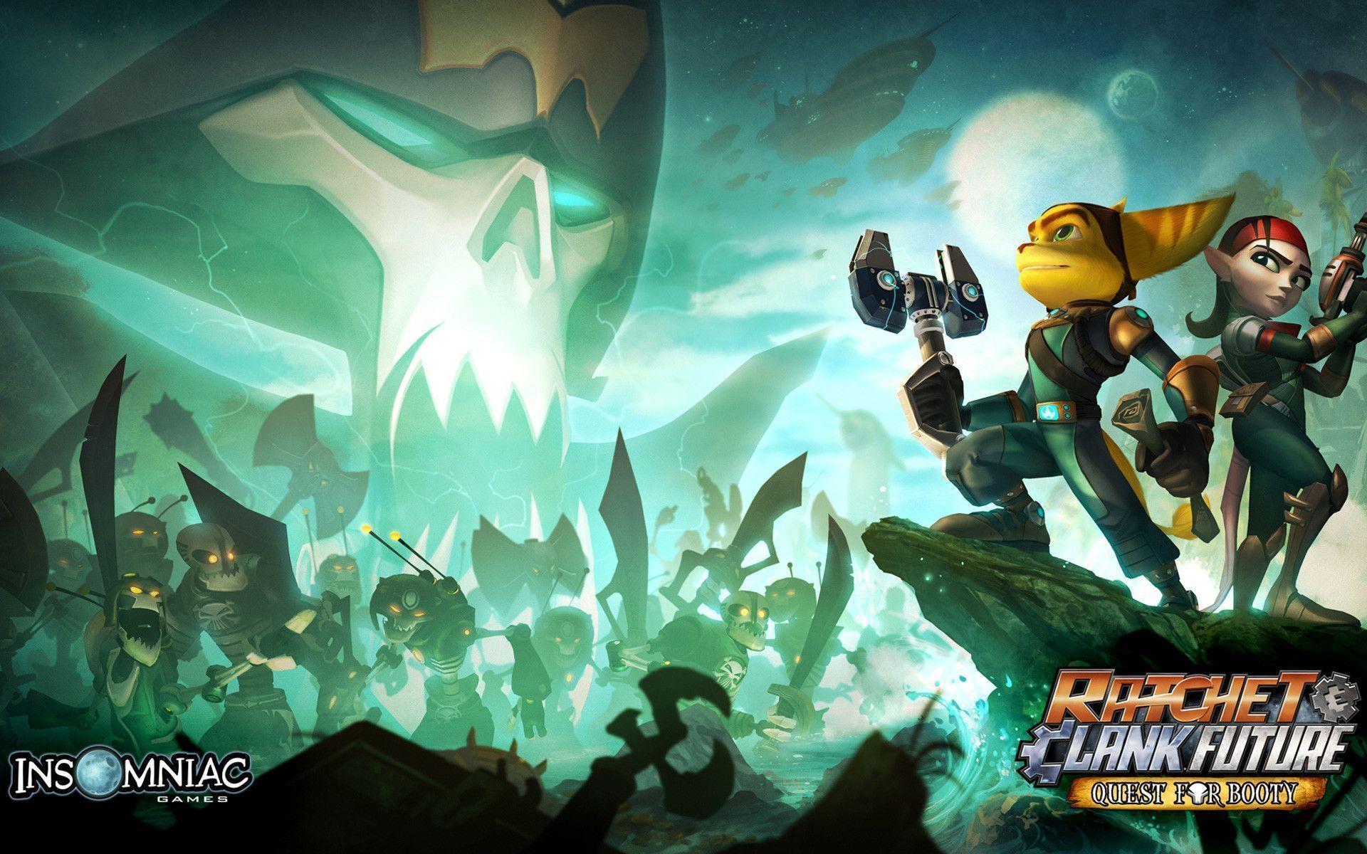 Free Ratchet & Clank Future: Quest for Booty Wallpaper in 1920x1200