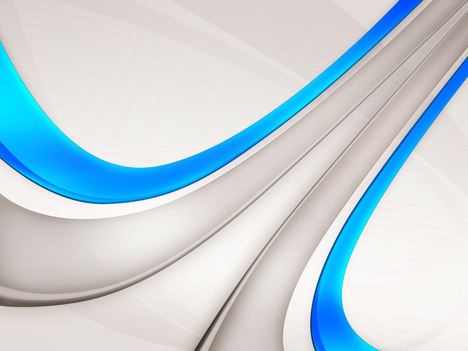 Wallpaper For > Abstract White Blue Wallpaper
