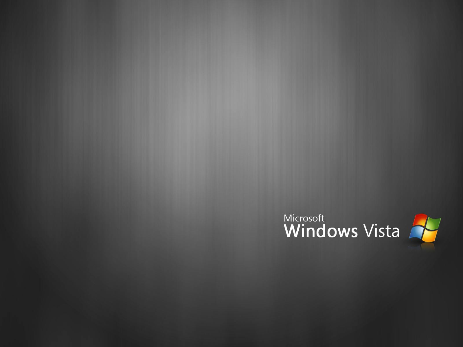 Black Microsoft Vista Desktop Wallpaper Picture Background