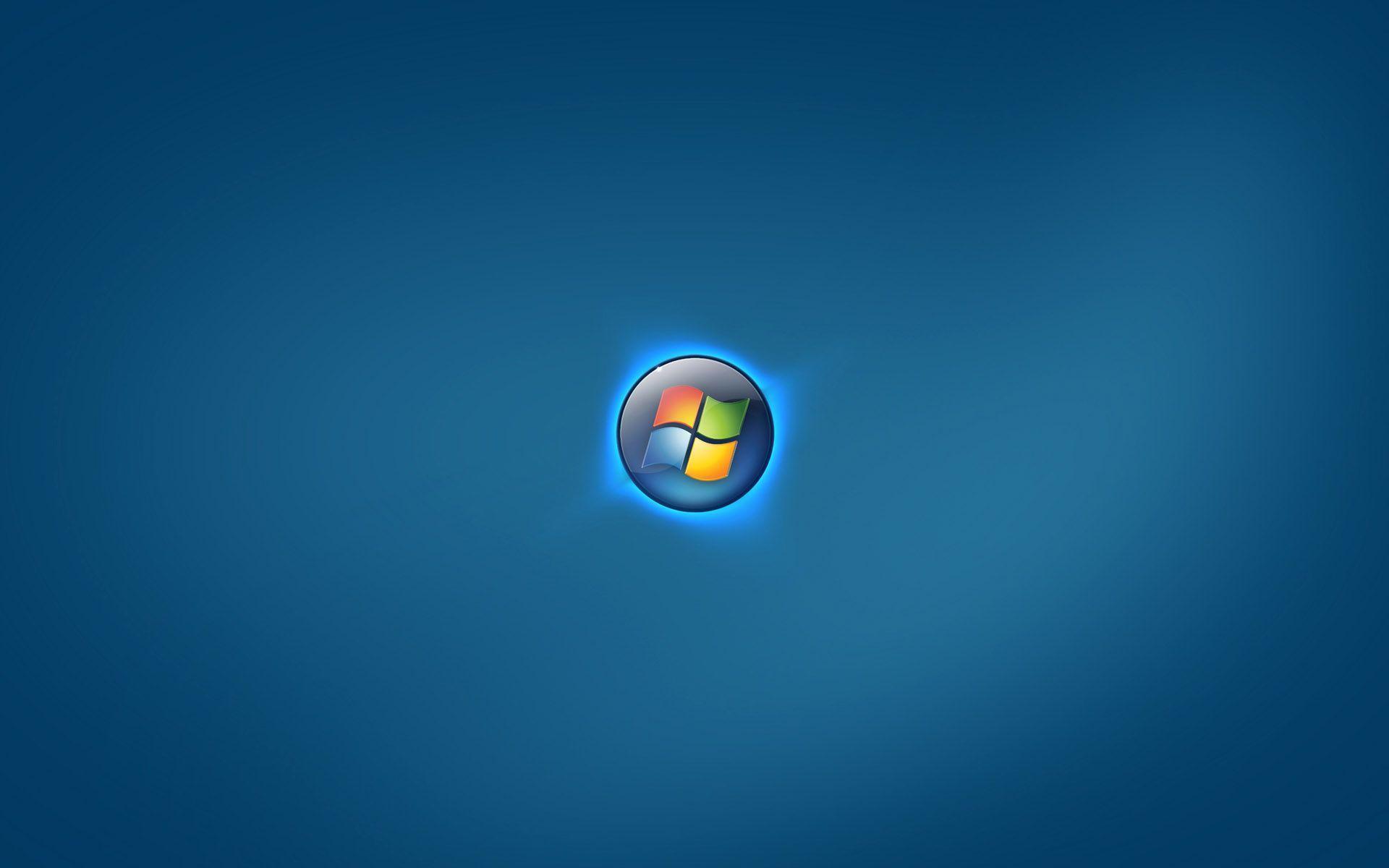 Blue Windows 7 wallpaper