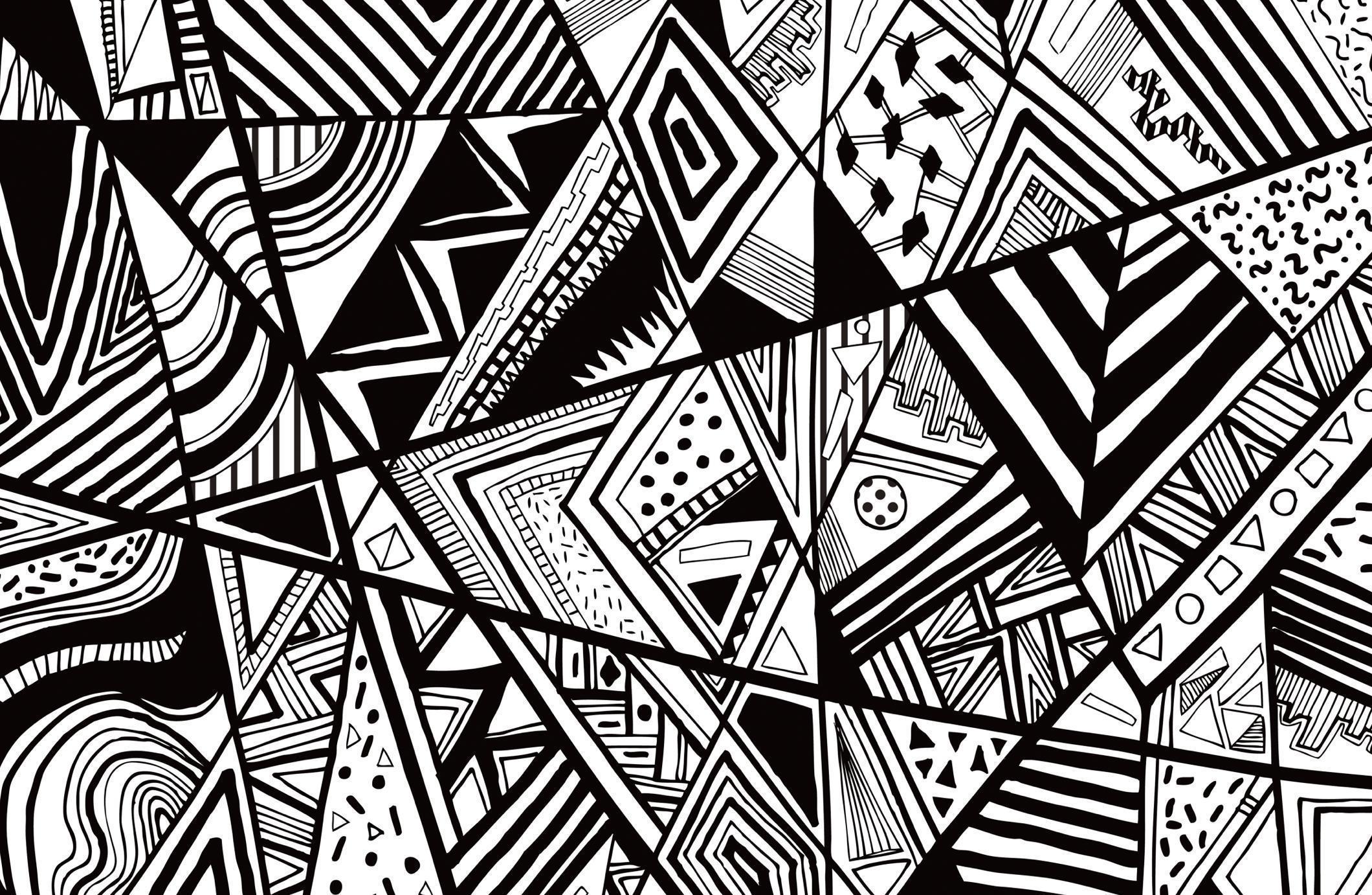 Black And White Abstract Background Image, Wallpaper, HD