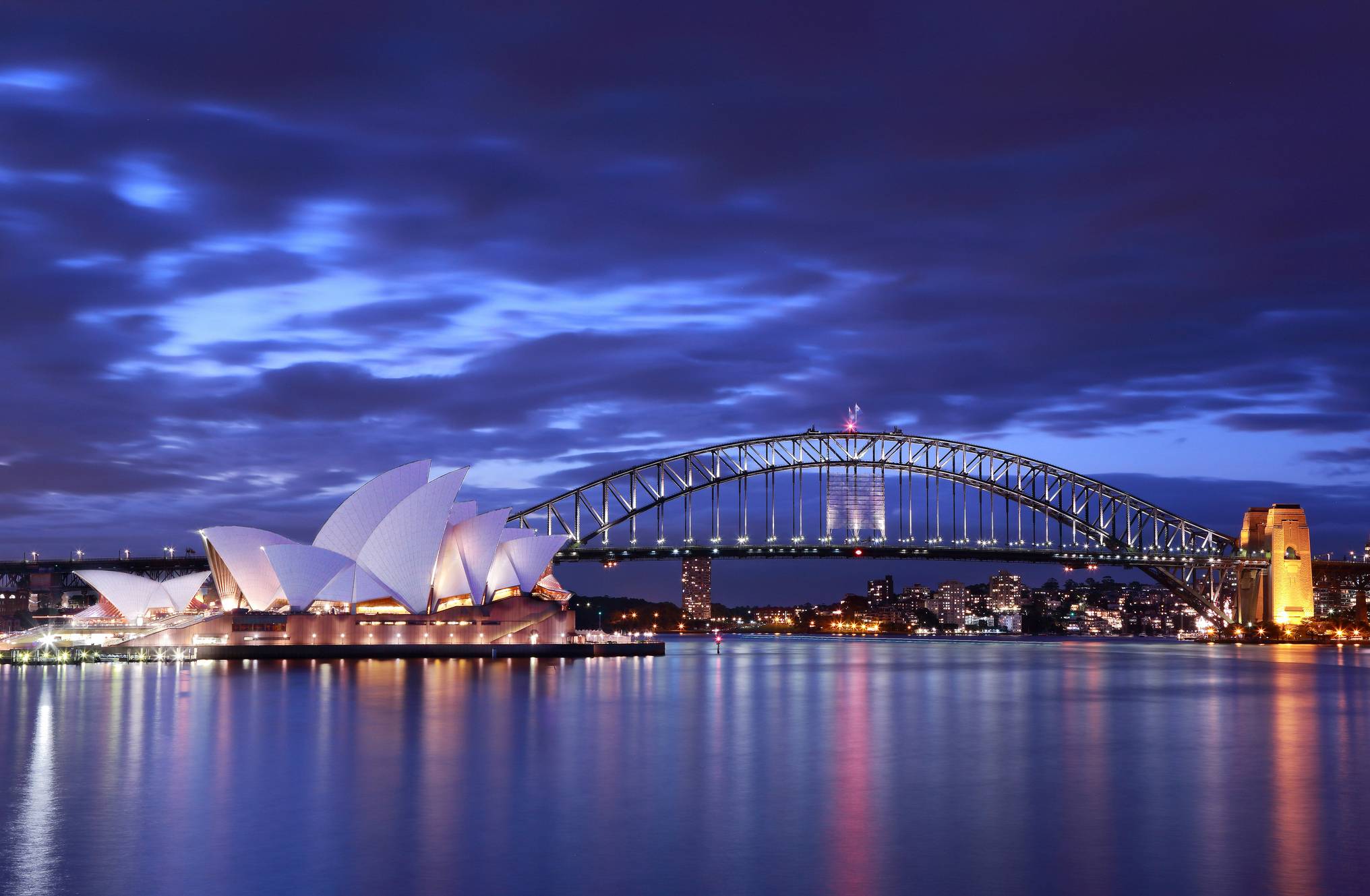 Wallpaper city, australia, sydney opera house, sunset, australia
