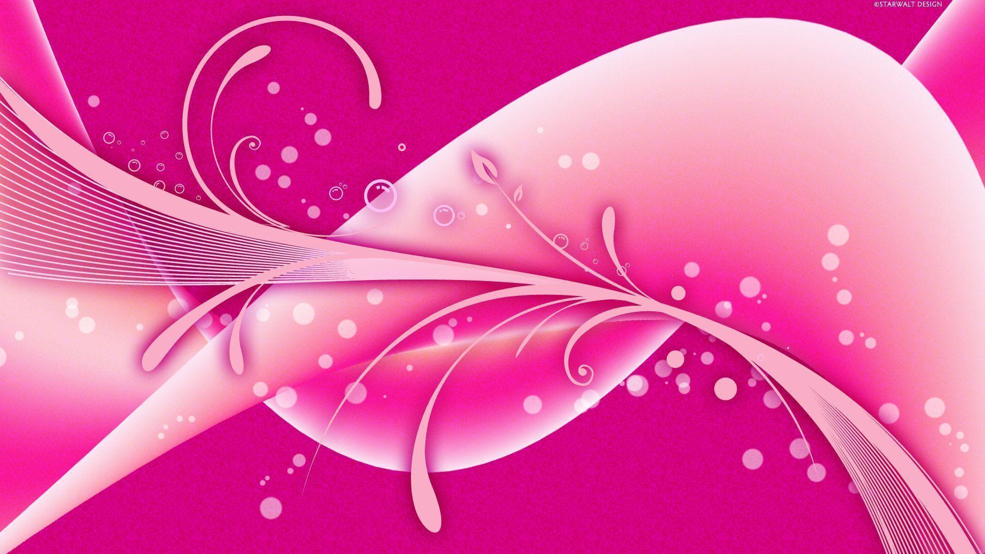 Pink Vector HD Background Wallpaper. High Definition Wallpaper