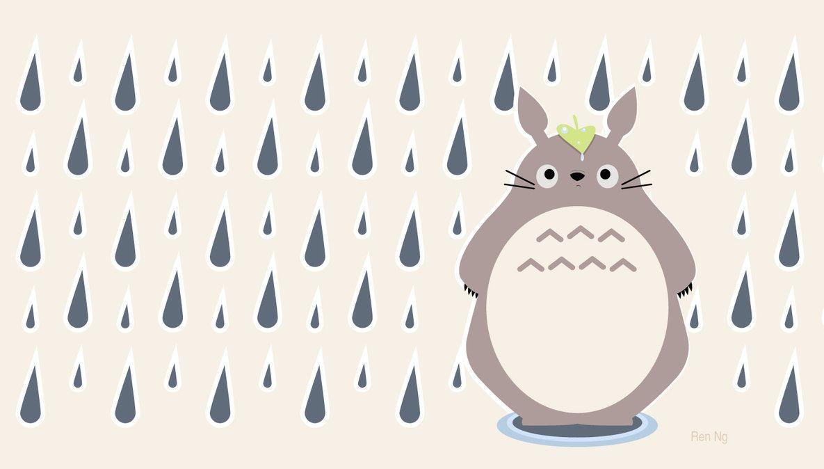 Totoro Background Rain, wallpaper, Totoro Background Rain HD