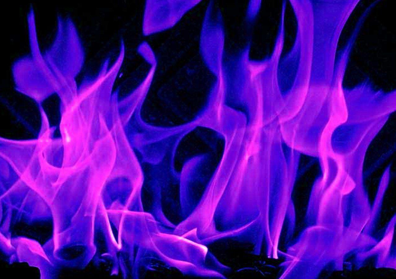 Cool Purple Fire Background Image & Picture