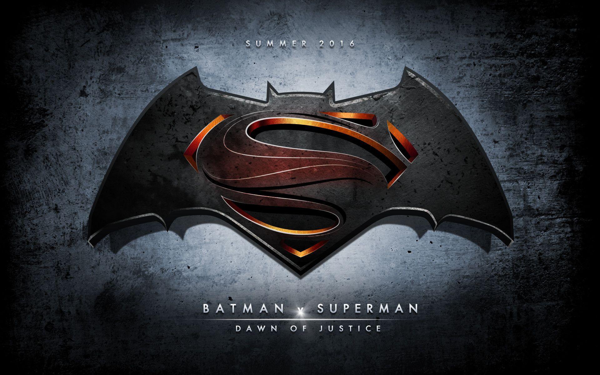 Batman Vs Superman Logo Wallpaper