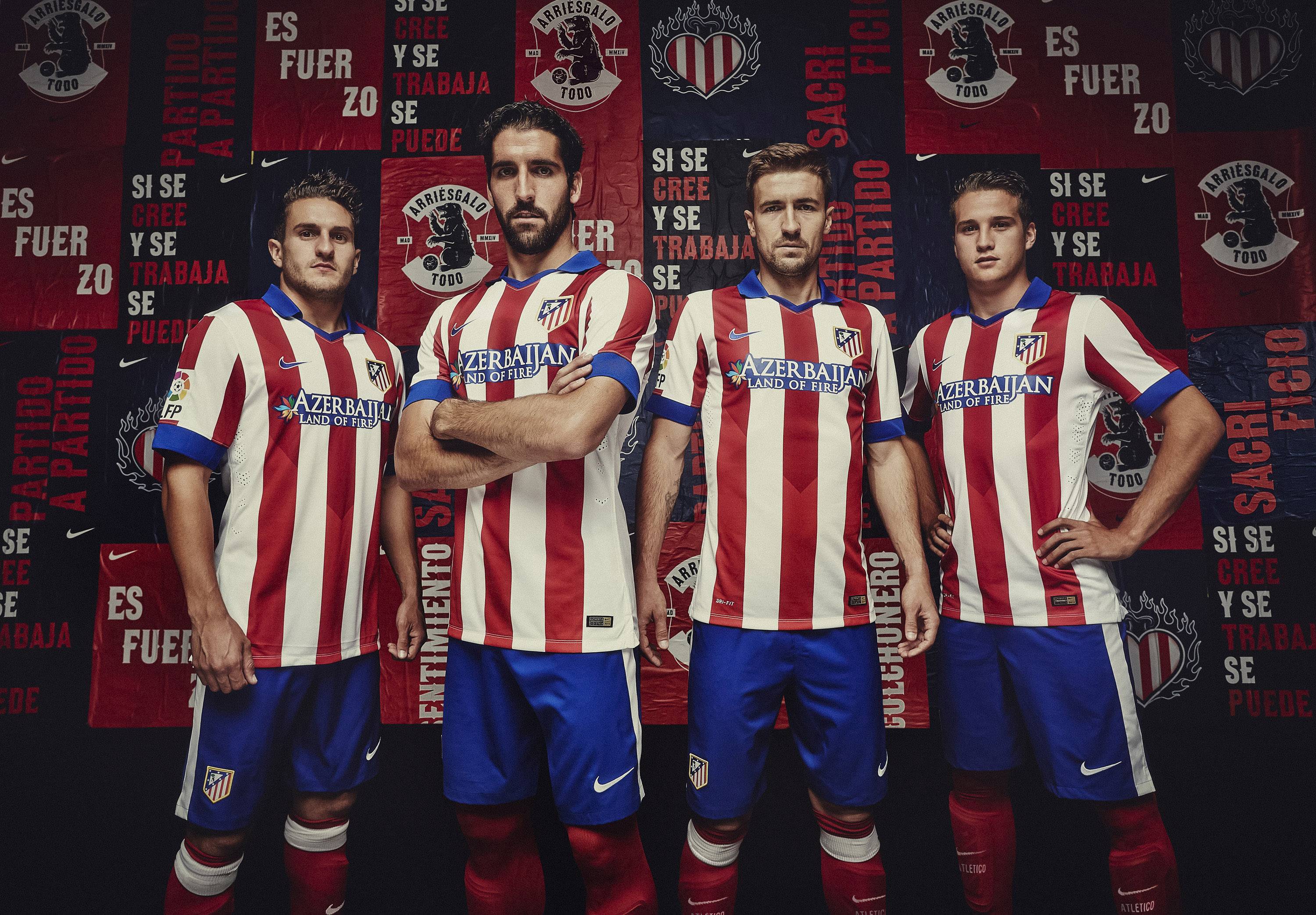 Atletico Madrid 2014 2015 Nike Home Kit Wallpaper Wide Or HD