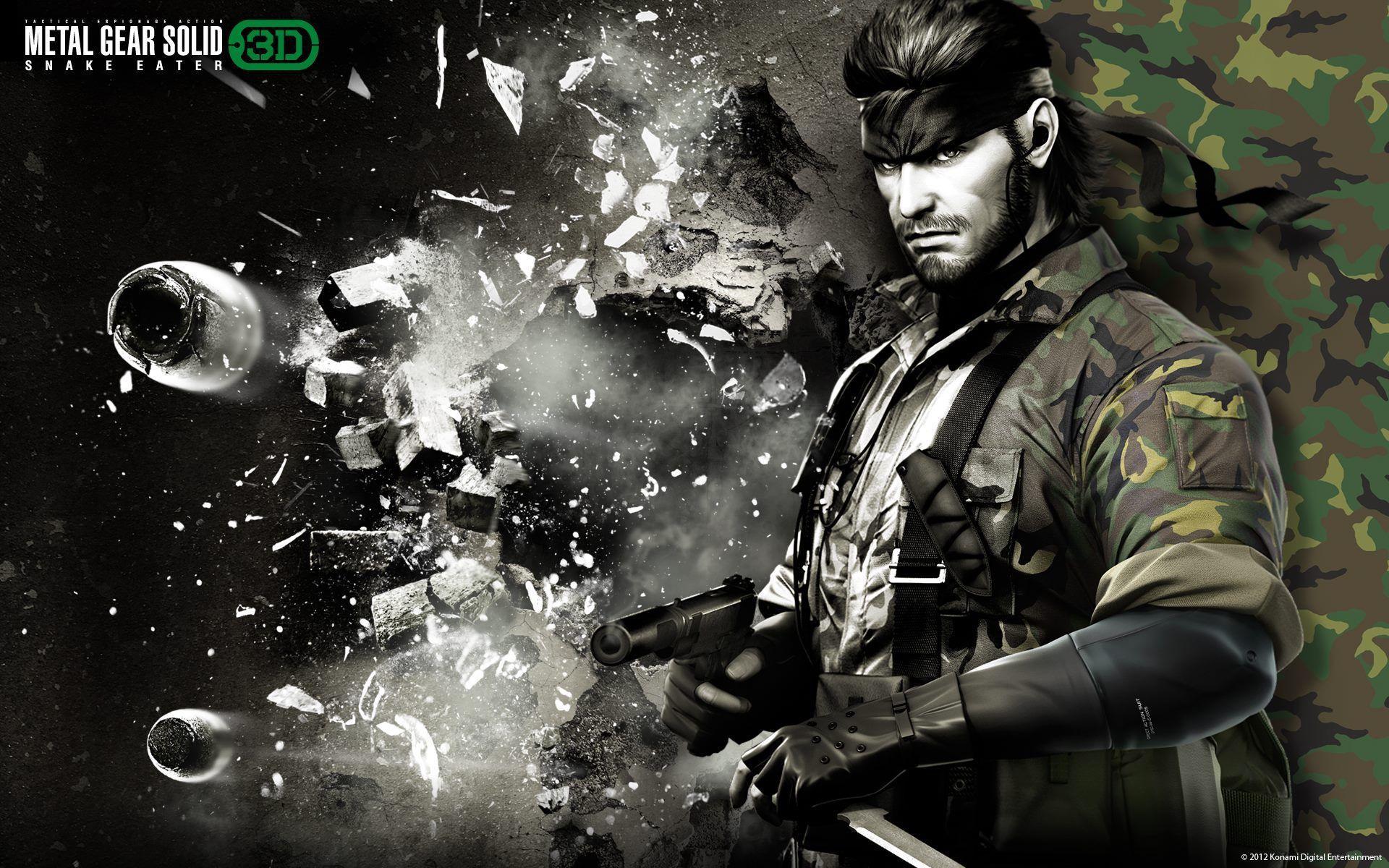 Metal Gear Solid Snake Eater 3D wallpaper