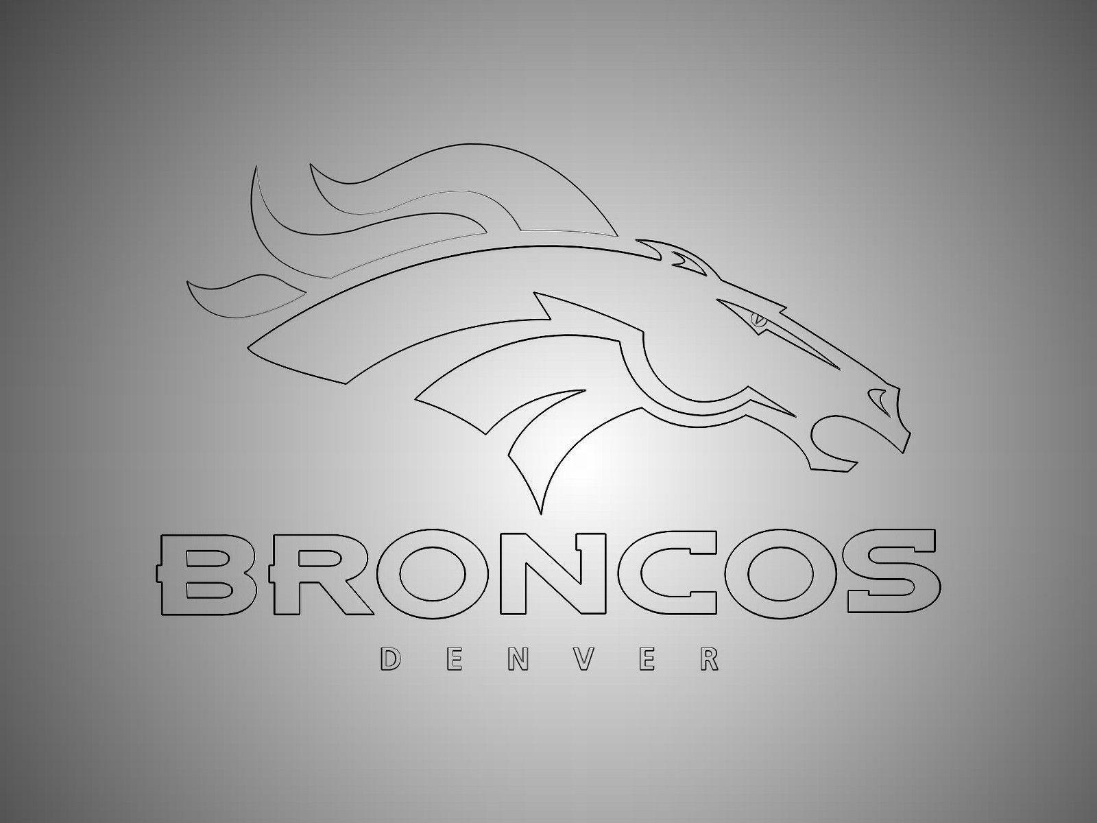 NFL Denver Broncos Silver Grey Logo 1600x1200 DESKTOP NFL / Denver