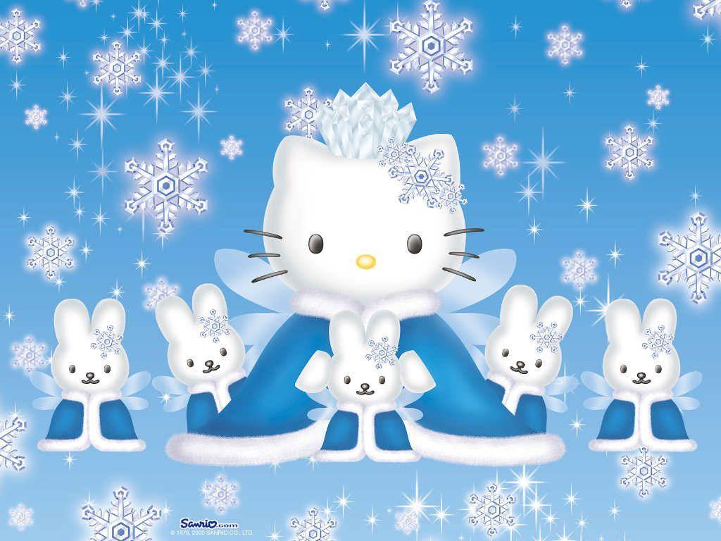 Hello Kitty winter Kitty Wallpaper