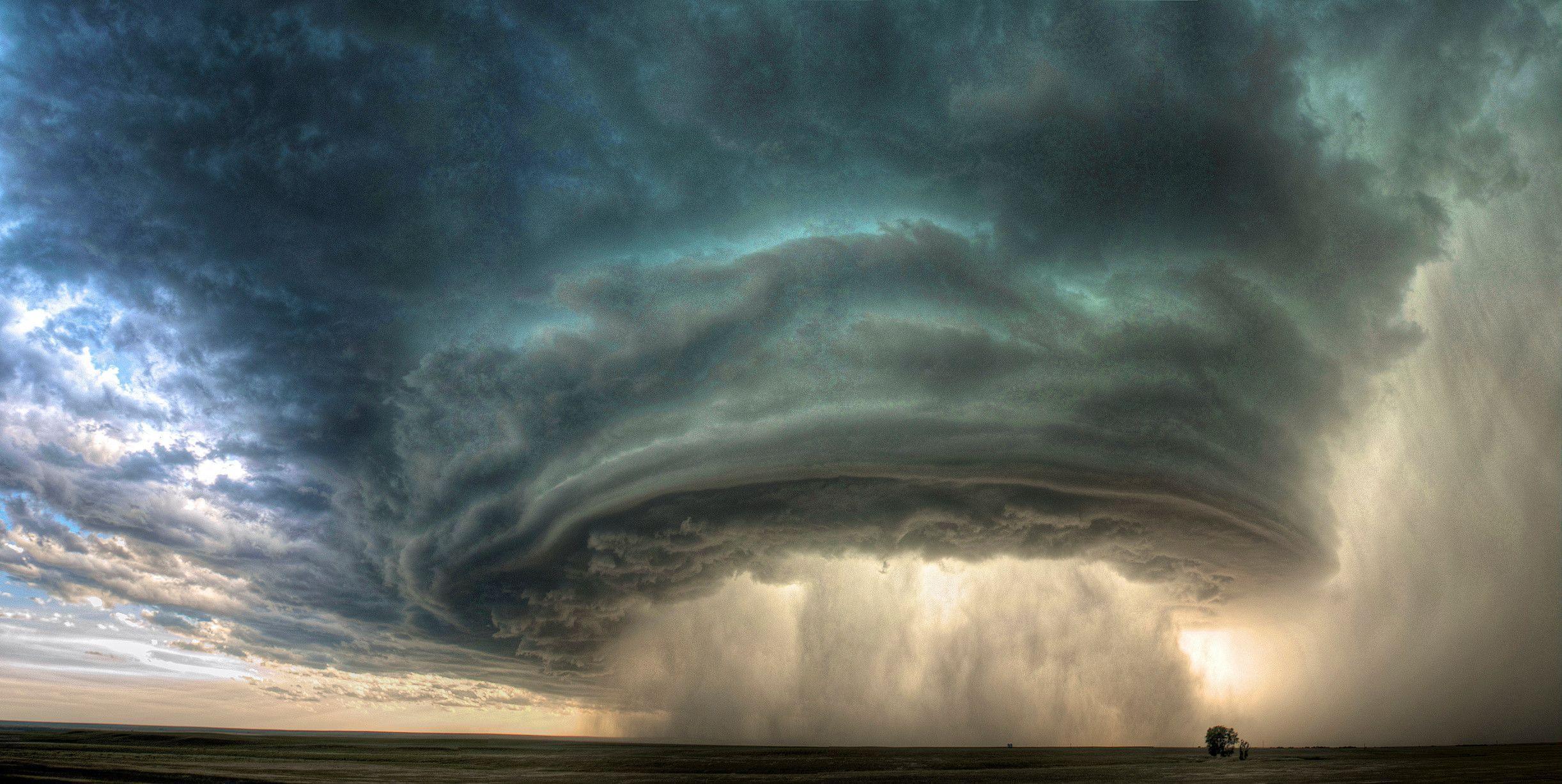 Supercell thunderstorm, July 28th, 2010