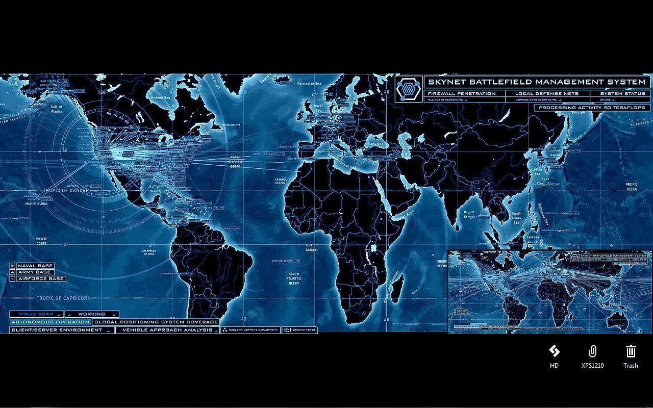 Download World Map Wallpaper 1280x800
