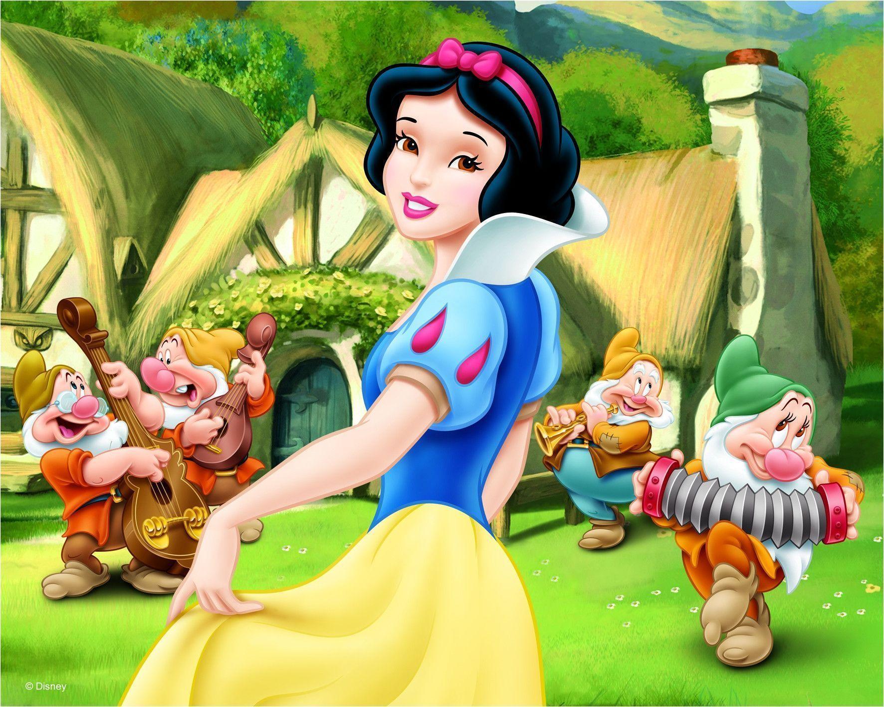 Snow White and the Seven Dwarfs Wallpaper HD iPhone