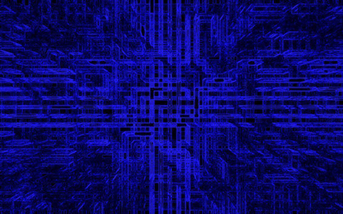 Blue Futuristic Wallpaper HD