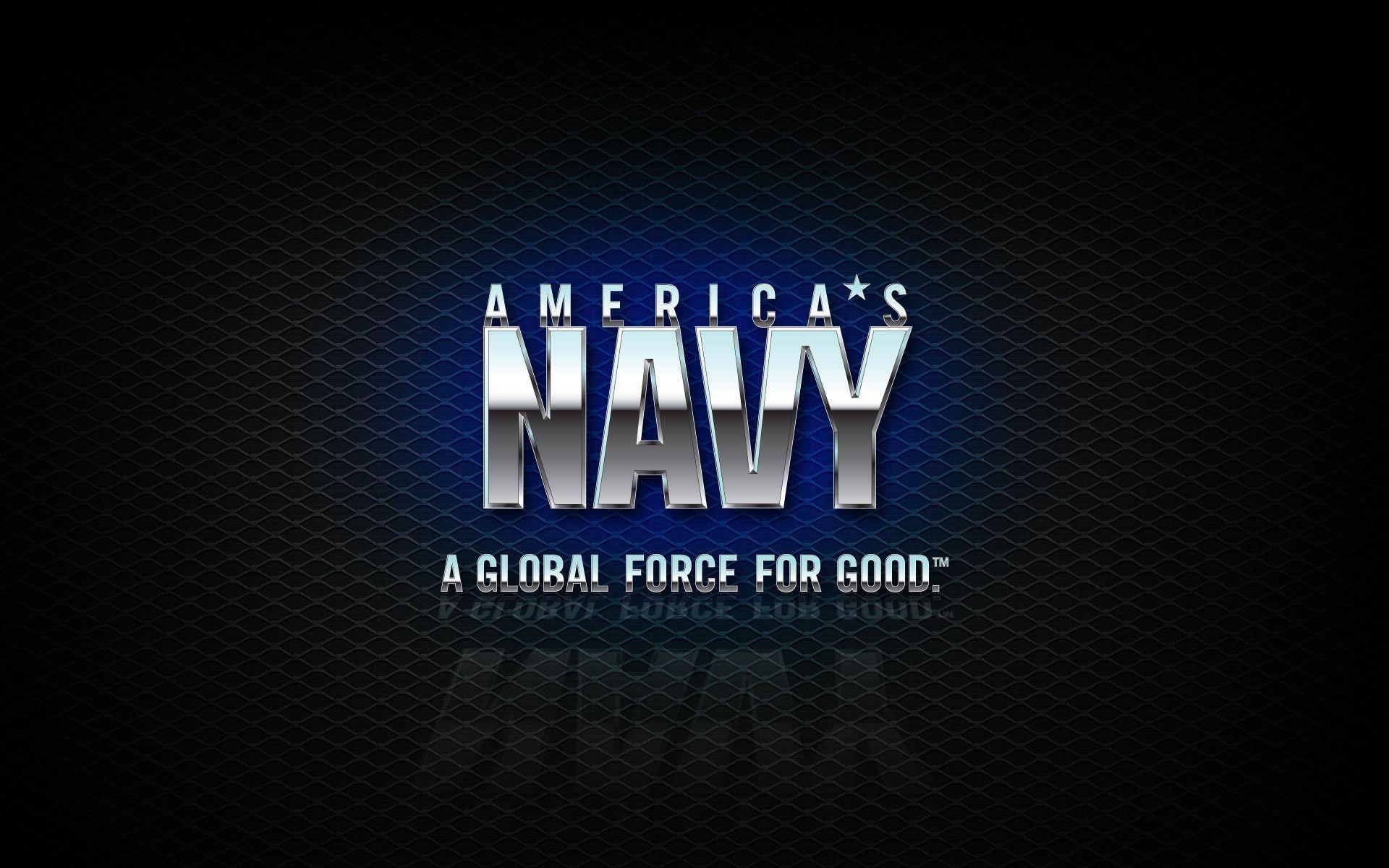 What does the U.S. Navy logo look like?