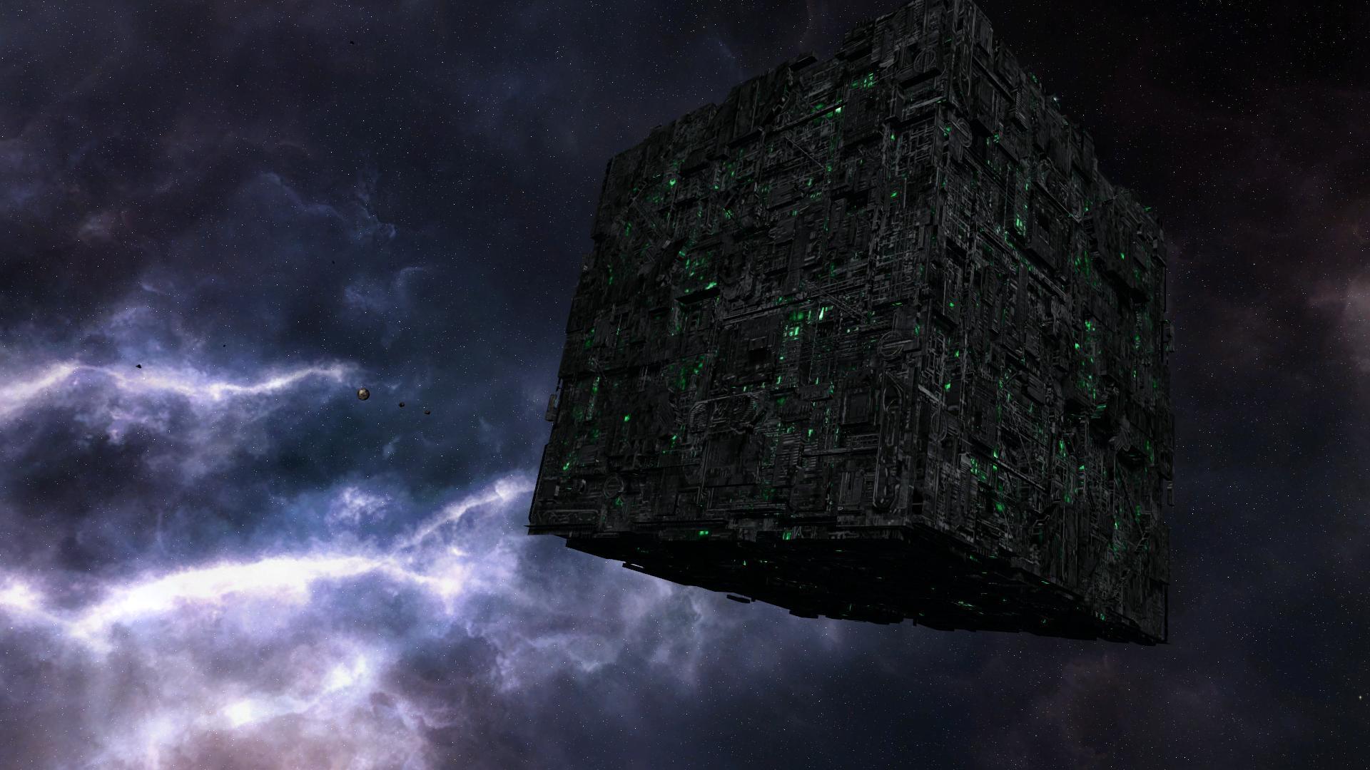 image For > Borg Cube Wallpaper