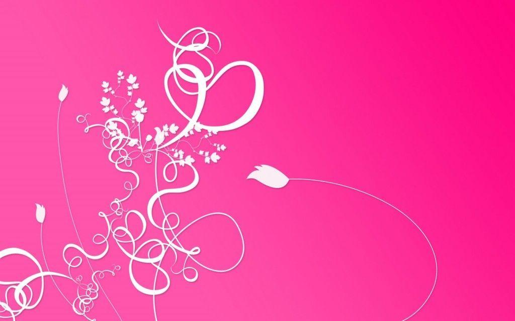 Abstrack Flower Pink Background