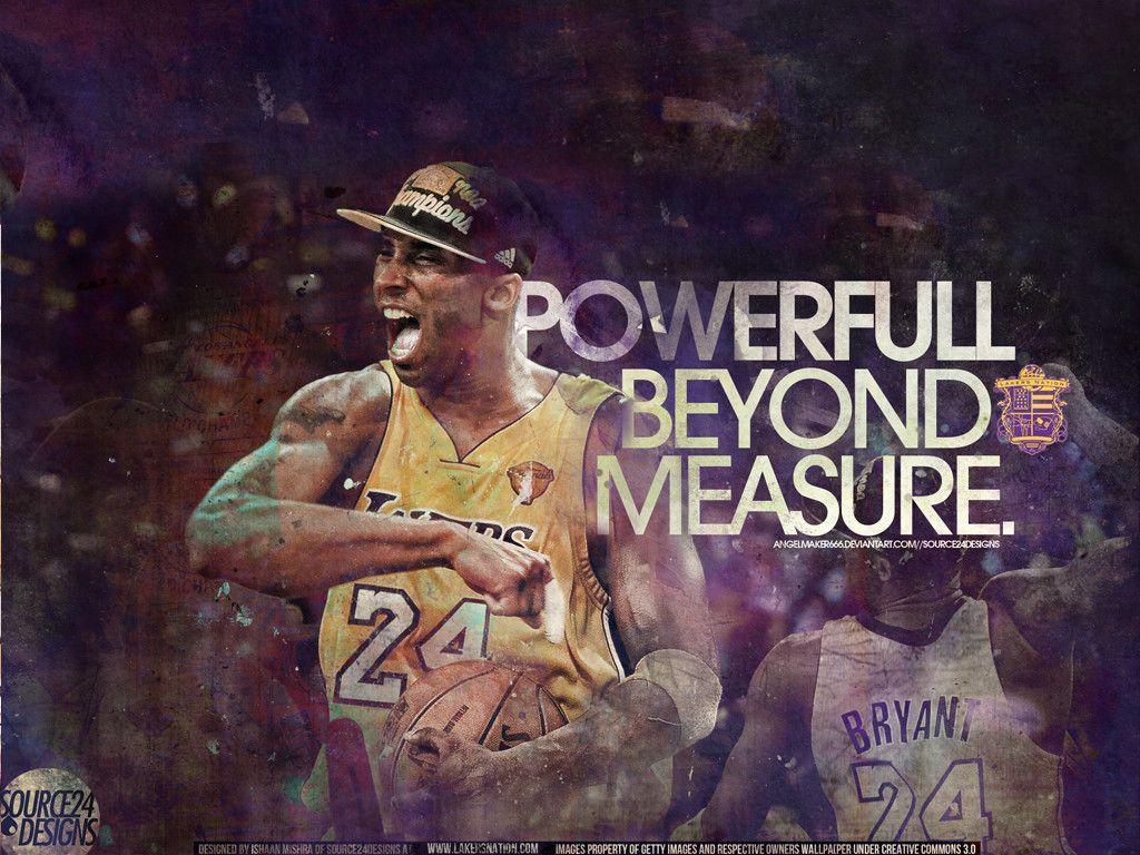Kobe Bryant Wallpaper Release: Powerful Beyond Measure