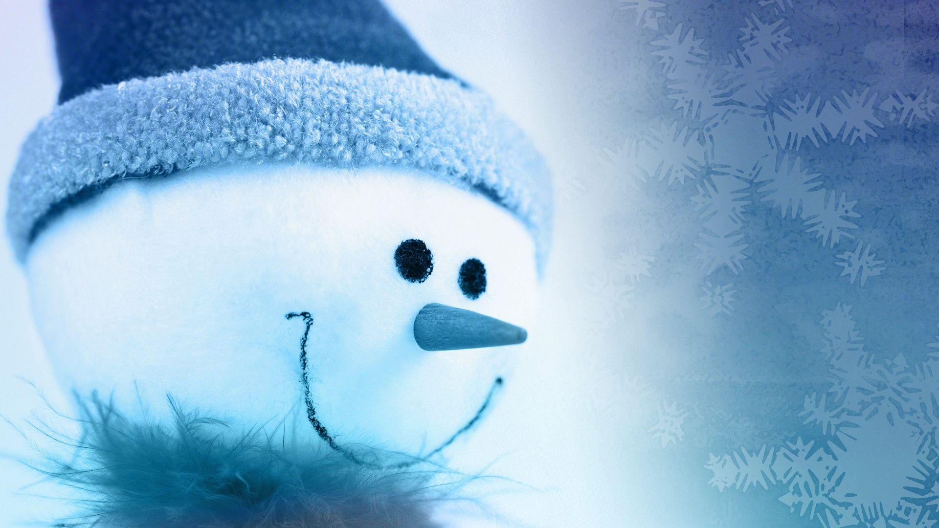 Cute Snowman Desktop, Winter Wallpaper, HD phone wallpaper