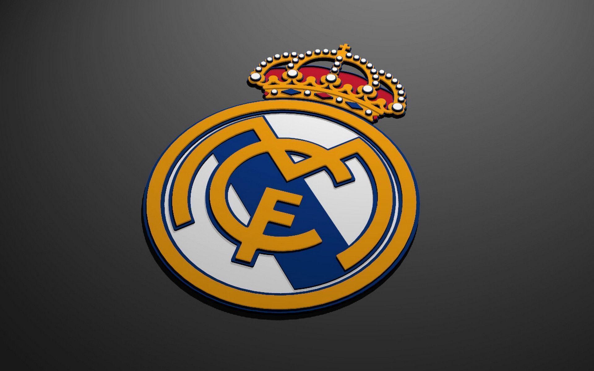 Real Madrid FC 3D Logo Wallpaper HD Wallpaper