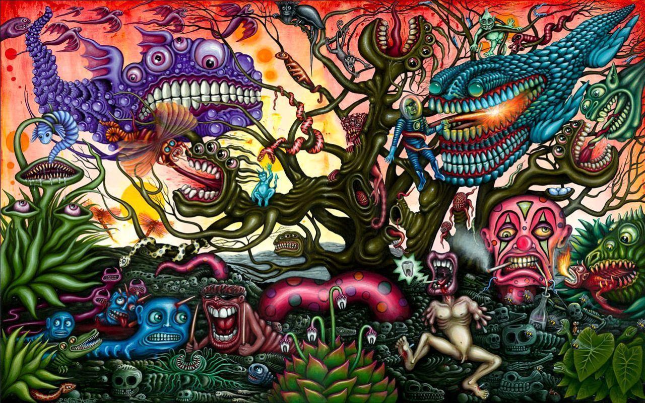 Wallpaper psychedelic music full HD psychedelic