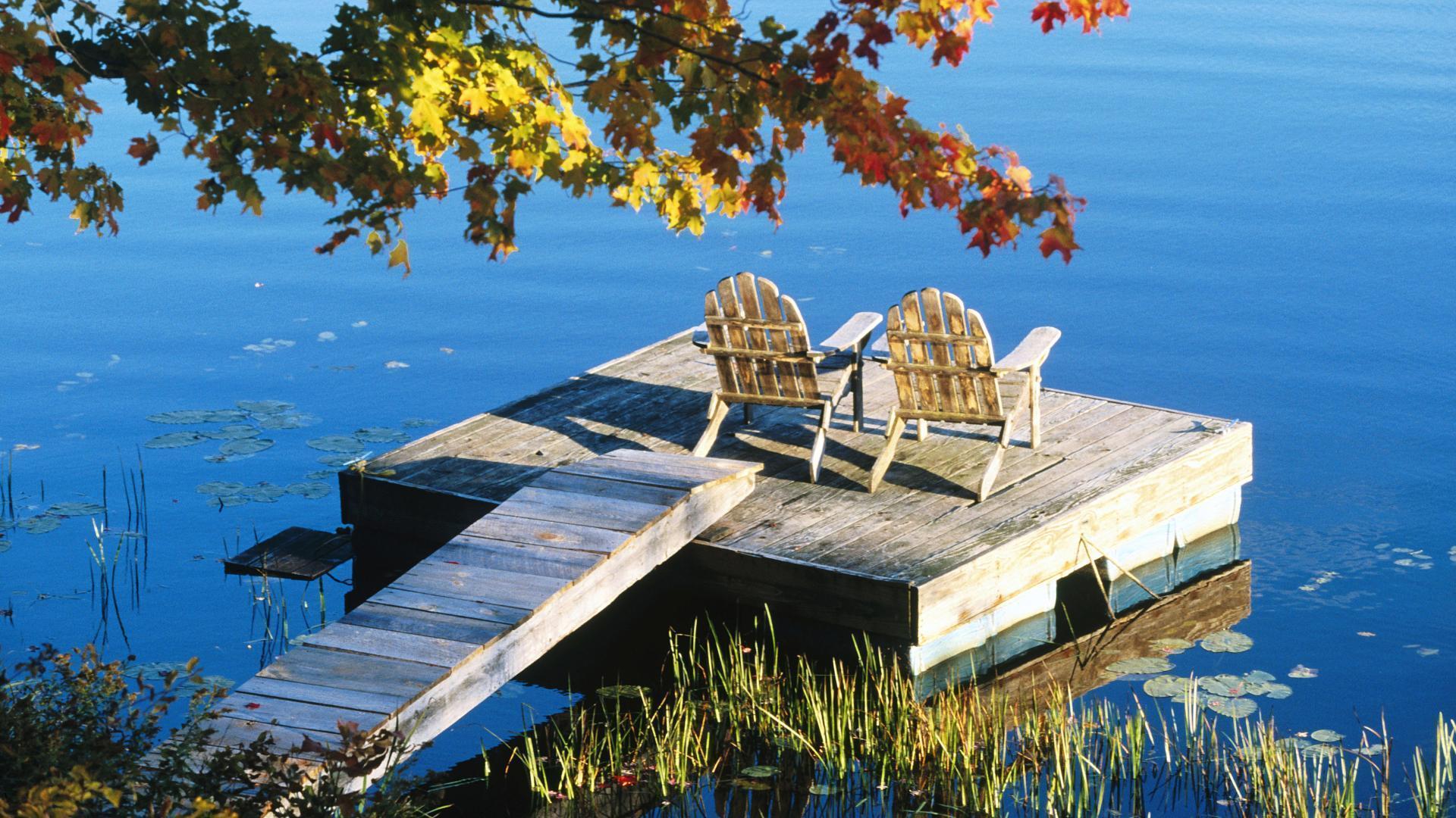 image For > Adirondack Chair Lake
