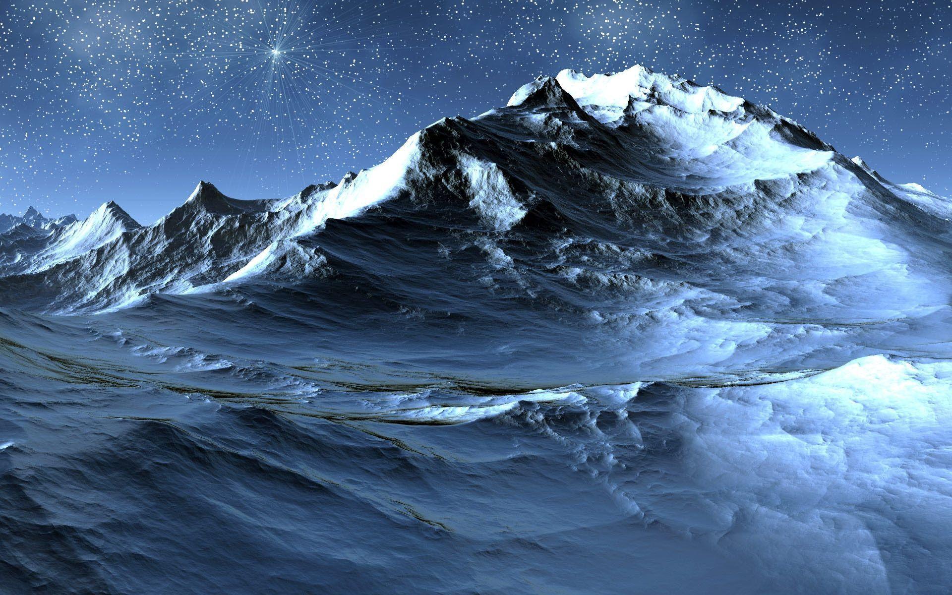 Snow Mountain. Download HD Wallpaper