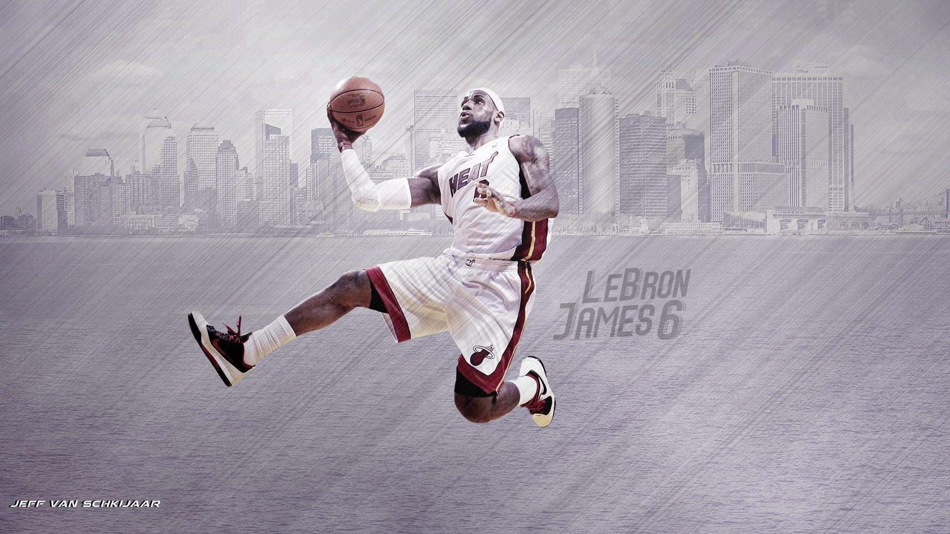 LeBron James Miami Heat Wallpaper 2014